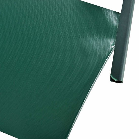 PVC-Sichtschutzstreifen - 3 Stück - 35 Meter - Grün - inkl. Befestigungsclips