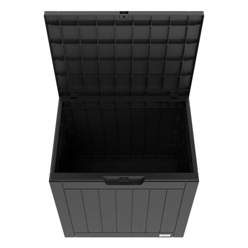 Lifegoods Aufbewahrungsbox 118L - Holzoptik - Wasserdicht - Kapazität 55 kg