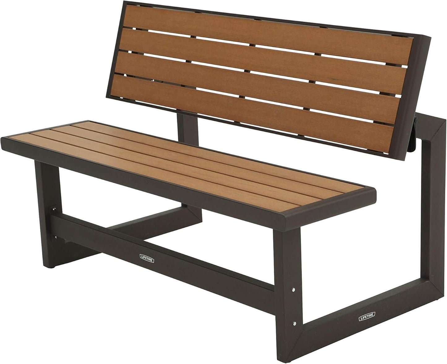 lifetime Cabrio-Tischbank - 140 x 88 x 36 - Braun