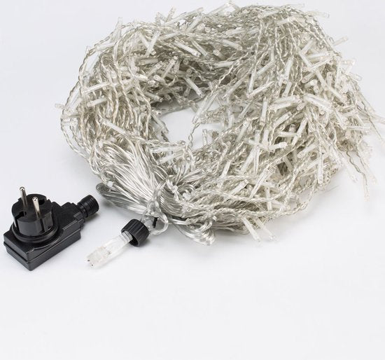 Monzana Lichtvorhang 600 LEDs - 20 m inkl. 5 m Kabel - Warmweiß