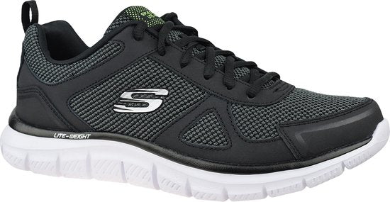 Skechers Sport Herren TRACK BUCOLO Sneaker für Herren, Schwarz