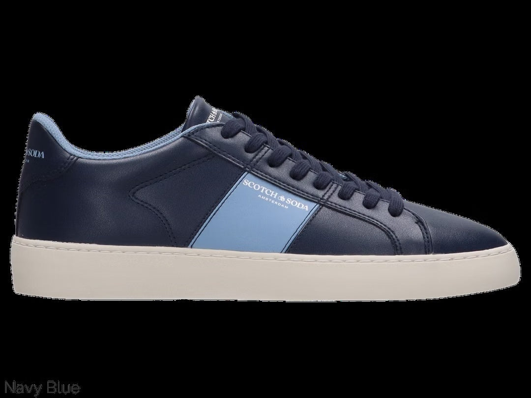 Scotch & Soda Ton Stripe Sneakers – Marineblau – Herren – Größe 44