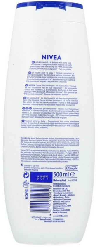 Nivea Duschcreme Soft 500 ml