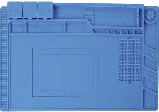 Velleman Silikon-Lötmatte, 450 x 300 mm, blau