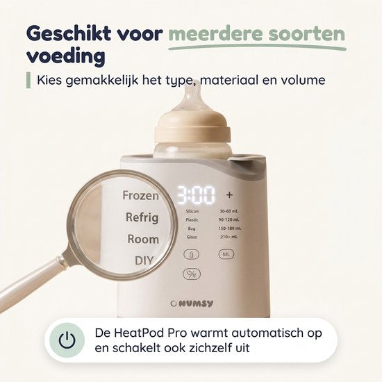 Numsy HeatPod Pro Flaschenwärmer – Milchwärmer