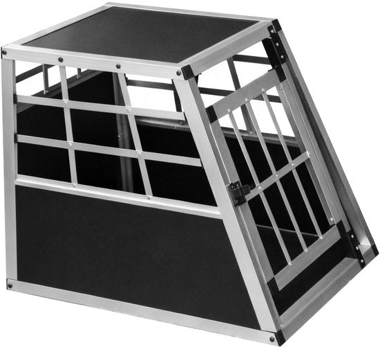 Autobank Hund - Sitzbank für Auto - Reisebank - Hundekäfig Auto - Hundehütte - Hundebank - 54 cm x 69 cm x 50 cm
