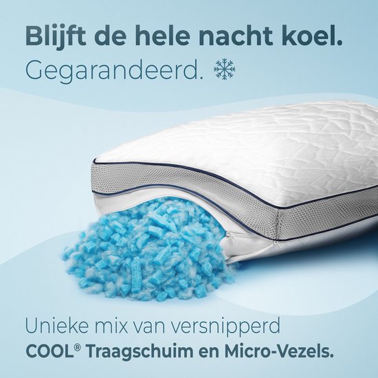 CozySense® Memory Foam Pillow - Ergonomisches Memory Foam Pillow - Gegen Nackenschmerzen - Verstellbares Schlafkissen - Seitenschläfer, Rücken- und Bauchschläfer
