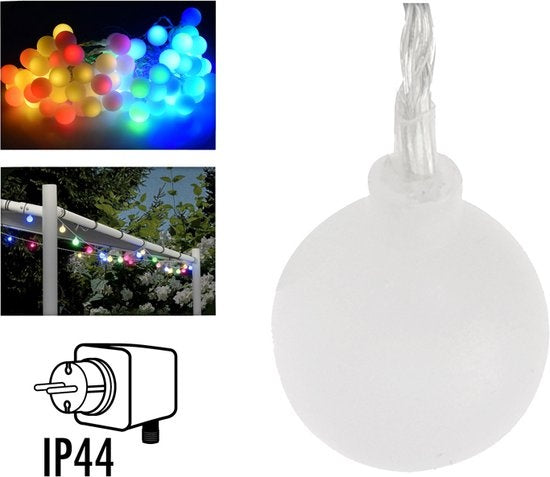 LED Multicolour Party Licht - 80 Lichter - 16 Meter - IP44