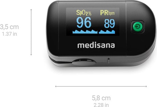 medisana PM 100 – Schwarzes Pulsoximeter