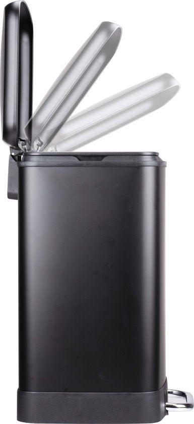 Dirt Devil Treteimer - Mülltrenner - 2x 12L - Schwarz