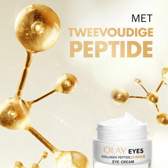 Olay Kollagenpeptid 24 Max – Augencreme – Mit Kollagenpeptid und Niacinamid – Parfümfrei – 15 ml