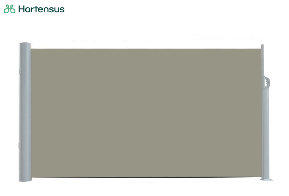 Hortensus - Versenkbarer Windschutz in Anthrazit oder Beige von Hortensus - 140 x 300 cm - Beige