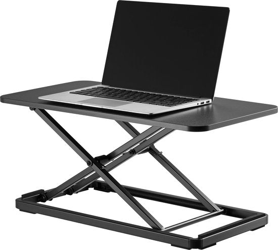VDD Gaming - Höhenverstellbarer Steh-Sitz-Schreibtisch - Schwarz - 60x30cm