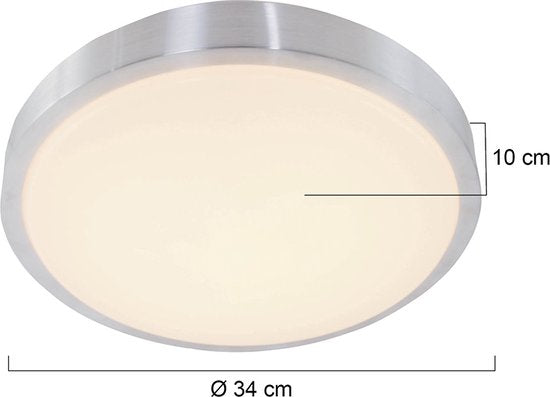 Deckenleuchte Galaxy 7831ST Stahl, IP44, für das Badezimmer geeignet, Modern, Mexlite