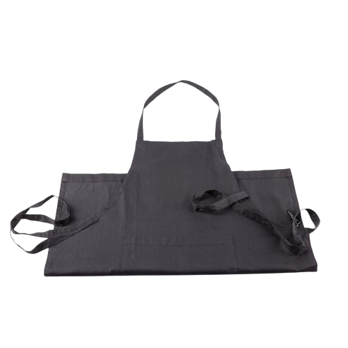 Masterpro Unisex-Küchenschürze – Mit bequemer Abdeckung, verstellbarer Passform und pflegeleichtem, strapazierfähigem Stoff – Zum Kochen und Grillen – Schwarze Baumwolle und Polyester – Größe 1