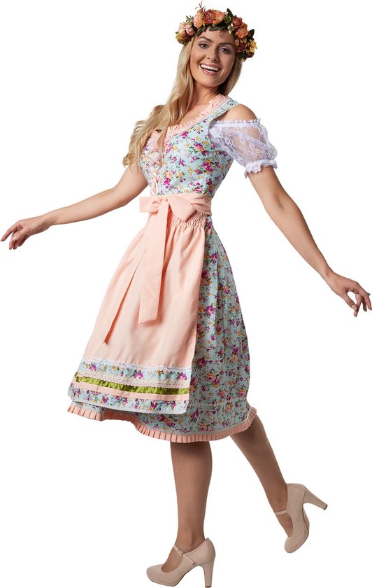 Dressforfun Faschingskostüm Midi-Dirndl Erding Modell 2 – Damen – Größe XL