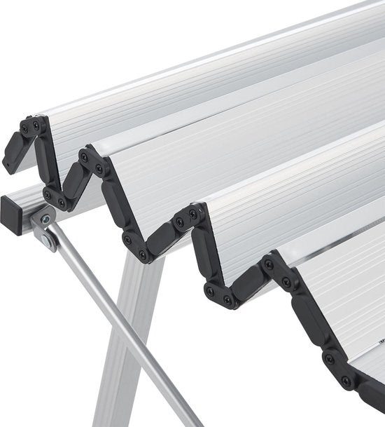Faltbarer und klappbarer Campingtisch Picco - Aluminium - 90 x 50 x 67 cm