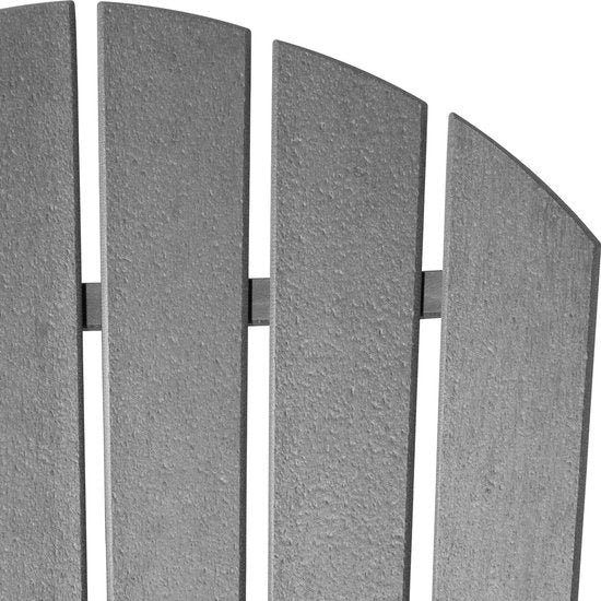 tectake - Tuinstoel Joan grijs - tuinstoel in houtlook €šÃ„Ã¬ 404505