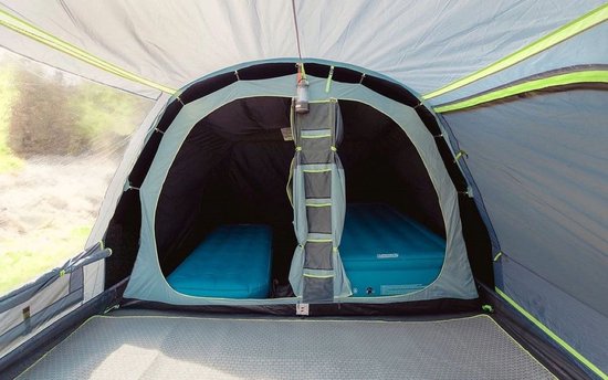 Coleman Meadowood 4L Zelt - Zelt 4 Schlafplätze - Verdunkelungszelt - grau/blau