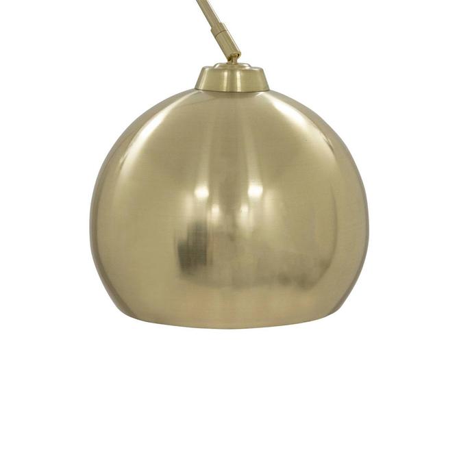 Atmosphera Floris Gebogene Bogenlampe Gold – Stehlampe H 177 cm
