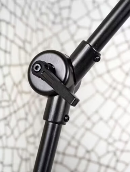 It's About Romi Stehleuchte Amsterdam - Schwarzer Stoff - 190 x 47 x 70 cm