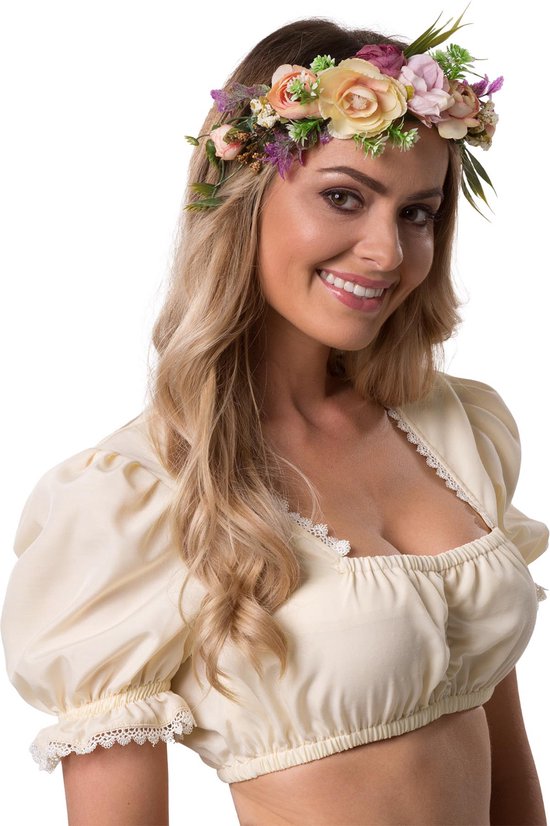 Dressforfun Dirndlbluse Anni M - Faschingskostüm Kostüm Halloween Kostüm Fasching Kostüm Fasching Partykleidung - 303046