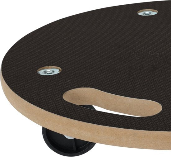 FX Tools Umzugswagen/Hund - Möbelroller auf Rollen - Griff - MDF - 200 kg - Ø 38 cm