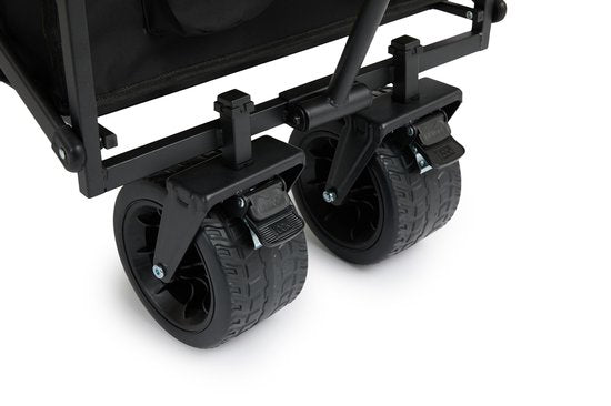 909 Outdoor-Wagen - faltbar - Tragfähigkeit 80 KG - 100x57x99cm - Schwarz
