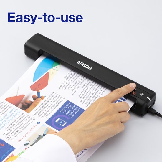 Epson WorkForce ES-50 – Mobiler Scanner – Mit USB – Schwarz