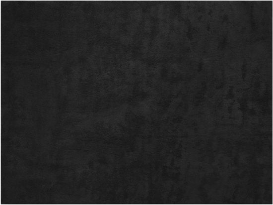 tectake - Kurzflorteppich - 120 x 170 cm - Schwarz - Teppich für Wohnzimmer, Schlafzimmer, Esszimmer - Pflegeleicht und waschbar - Anti-Rutsch-Unterlage - Allergikerfreundlich - Verschiedene Größen und Farben