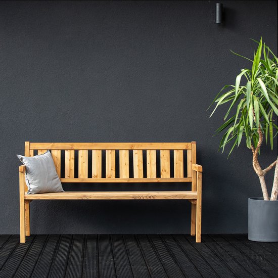 AXI Charlotte Gartenbank aus Holz, 170 cm – Braun