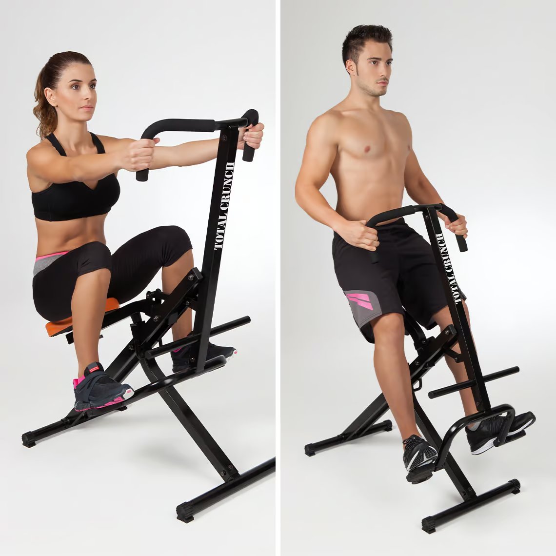 Total Crunch Fitnessgerät – Ganzkörpertraining – Kompaktes Design – Inklusive Trainingsplan