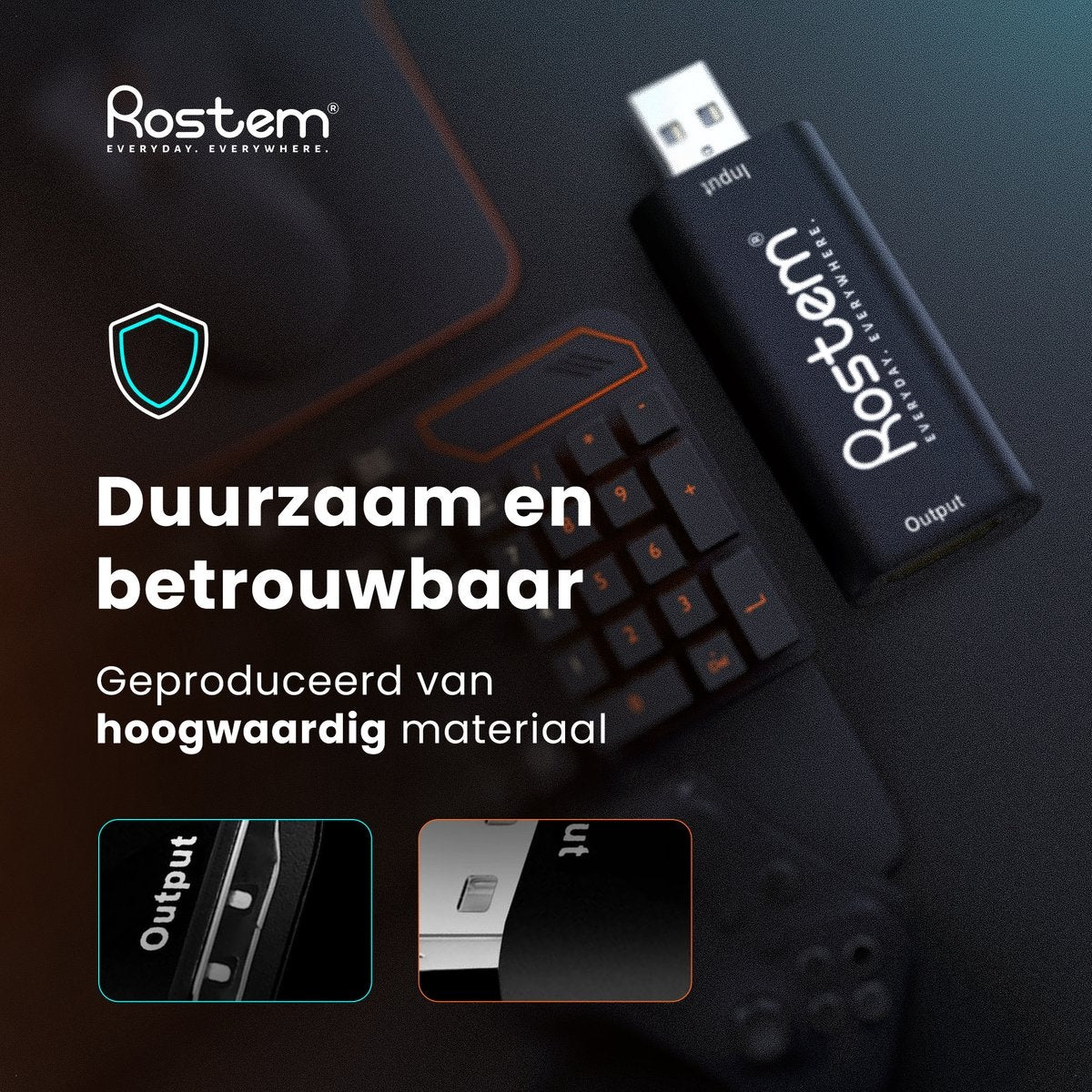 Rostem Capture Card HDMI zu USB - Video Game Capture geeignet für PlayStation, Xbox, Nintendo, Windows, MAC - Game Capture