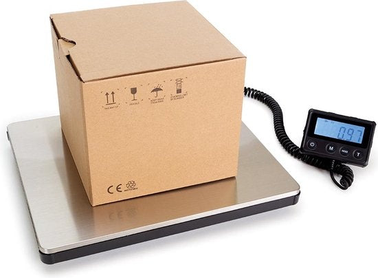 Perel Digitale Postwaage mit externer Anzeige - 100 Kg / 10 G