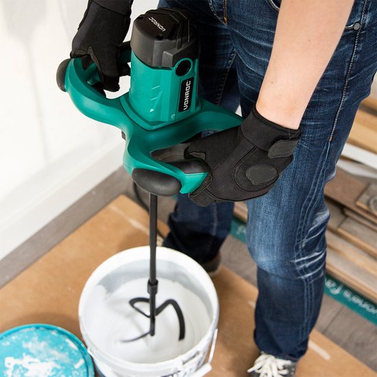 VONROC Farb-/Zementmischer - 1800W - 2 Geschwindigkeiten - 3m Gummikabel - Inkl. Rührer 140x600MM