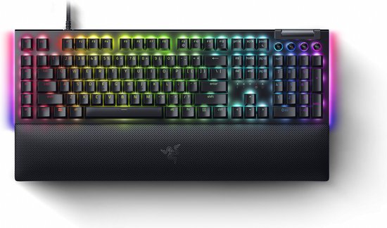 Razer BlackWidow V4 – Mechanische Gaming-Tastatur – Yellow Switch – RGB – 6 Makrotasten – QWERTY