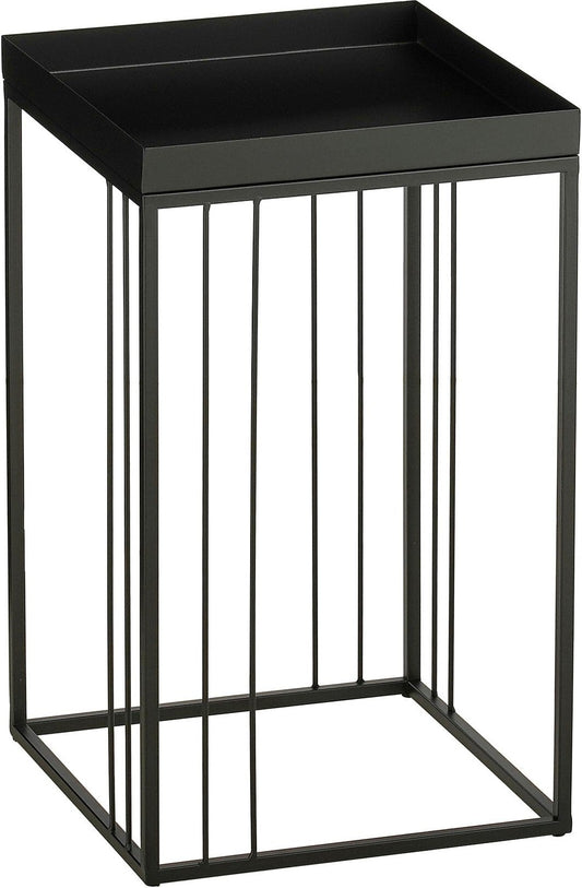 Mica Decorations Beistelltisch Beth – Schwarz – 20 x 20 x 30 cm