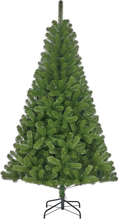 Black Box Trees Charlton Weihnachtsbaum – Weihnachtsdekoration für den Innenbereich mit natürlicher Ausstrahlung – Kunstbaum aus weichen PVC-Nadeln für einen realistischen Look – H 155 x Ø 91 cm – Grün