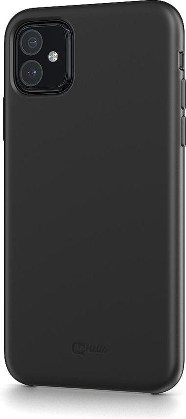 BeHello iPhone 11 Flüssigkeit Silikonhülle Schwarz