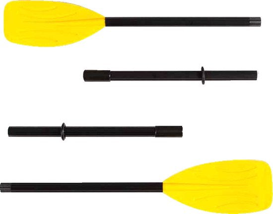 Intex Challenger 2 Boot-Set – 236 x 114 x 41 cm – inklusive Paddel und Pumpe