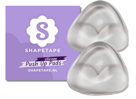 Shapetape Silikon-Push-up-Pads – Transparente, wasserfeste BH-Einlagen und Bikini-Pads – 2 Stück