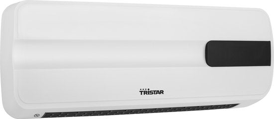 Tristar KA-5070 Keramikheizkörper – 2000 W – Wandmontage – Mit Fernbedienung und LED-Anzeige – Timer und Wochentimer – Weiß – Sichere und effiziente Heizung mit Überhitzungsschutz