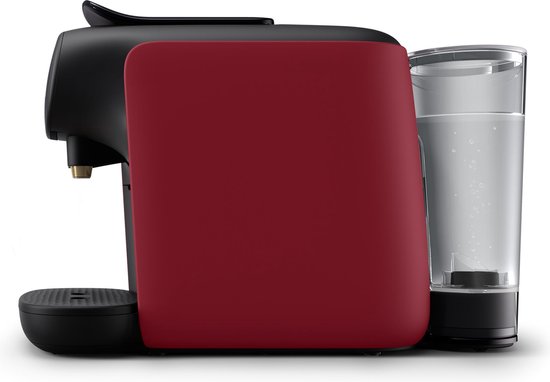 Philips L'OR Barista Sublime Kaffeemaschine LM9012/50 – Für Kapseln geeignet – Kaffeekapselmaschine mit 9 Espresso- und Barista-Kapseln – Schwarz und Rot
