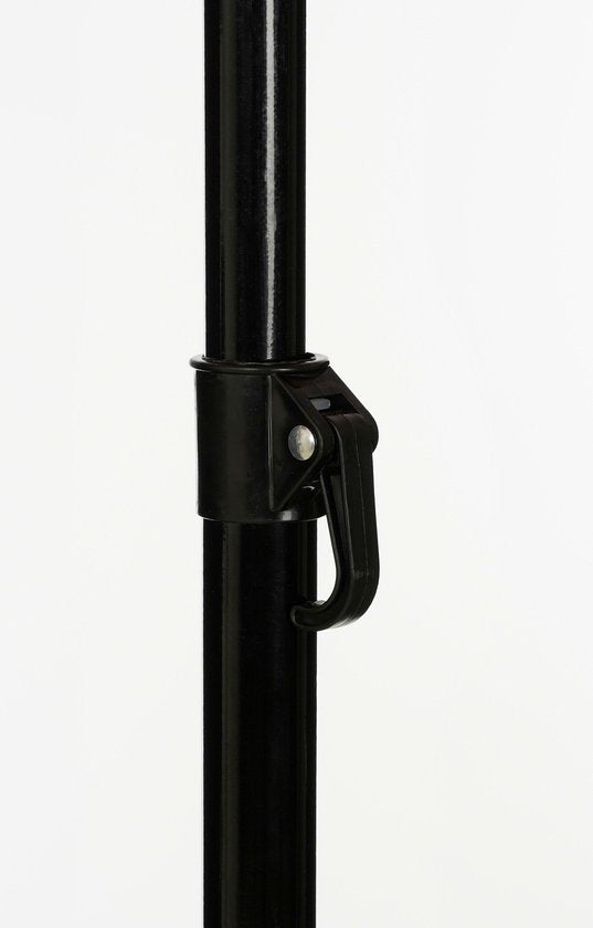 Mica Decorations Blumen Sonnenschirm - H238 x Ø220 cm - Rosa