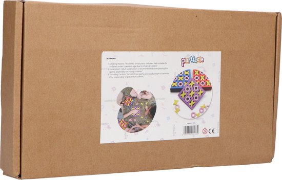Partizzle 24x Mini Butter-, Käse- und Eierspiel - Partygeschenke - Tic Tac Toe Spiele - Lernspielzeug - Abschlussgeschenke für Kinder - Schaumstoff
