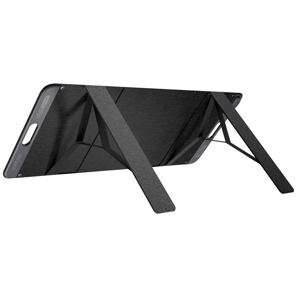 Ugreen 100W faltbares Solarmodul Schwarz - 574x540 mm (zusammengeklappt) / 1290x540x410 mm (montiert) - 5.5A Monokristallin