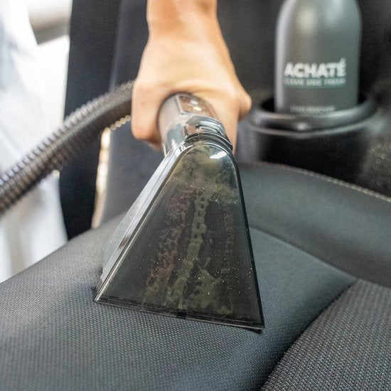 Achaté Fleckenreiniger PRO - Teppichreiniger mit Dampf & Heißwasser - Dampfreiniger - Sofareiniger - Sitzreiniger - Möbelreiniger - Matratzenreiniger - Autositzreiniger - Textilreiniger - Reinigungsmaschine für Teppich, Sofa, Auto, Matratze