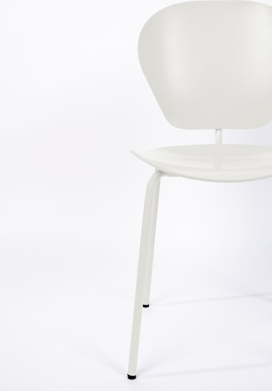 Zuiver The Ocean Chair Esszimmerstühle Coconut Milk - 2er Set