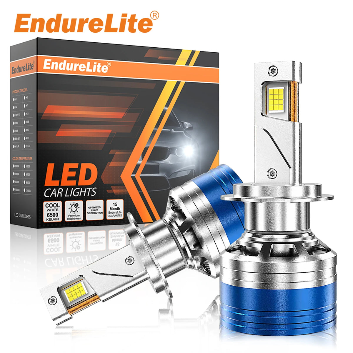 EndureLite H4 LED-Nebelscheinwerfer – 6000 K weißes Licht – 2er-Set