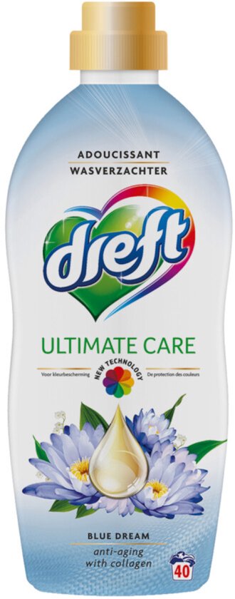 Dreft Weichspüler Blue Dream – 40 Waschgänge – 1 Liter
